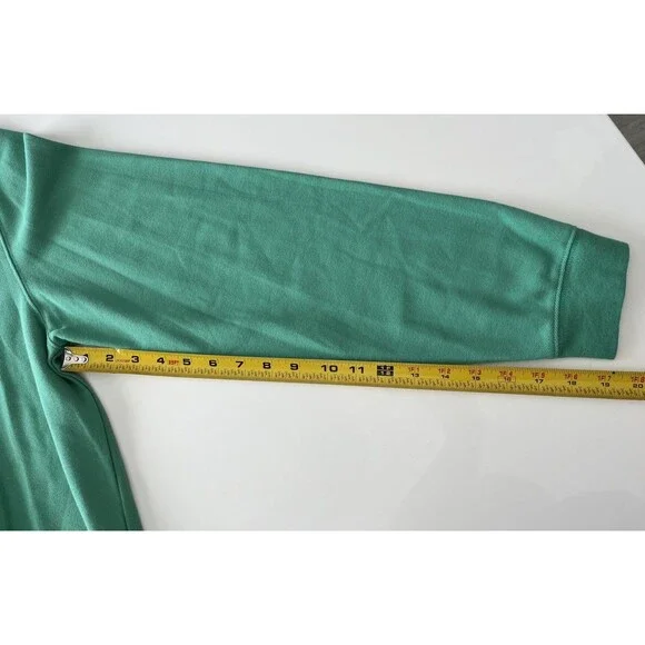 LL Bean Long Sleeve Traditional Fit Polo Sz Large TALL Green Cotton Golf Casual - Picture 5 of 6